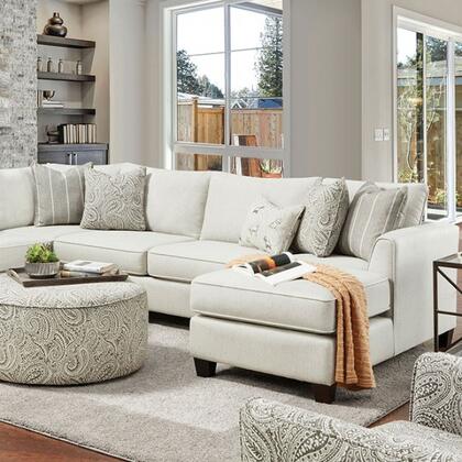 Furniture of America - Pocklington Sectional in Ivory - SM8188