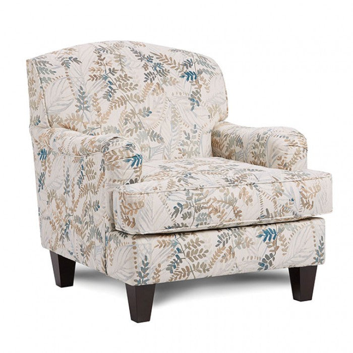 Furniture of America - Cadigan Chair in Floral Multi - SM8191-CH-FL