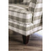 Furniture of America - Christine 3 Piece Living Room Set in Light Gray - SM8280-SF-LV-CH - Leg View