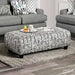 Furniture of America - Verne 4 Piece Living Room Set in Bluish Gray - SM8330-SF-LV-CH-LT-OT - Ottoman
