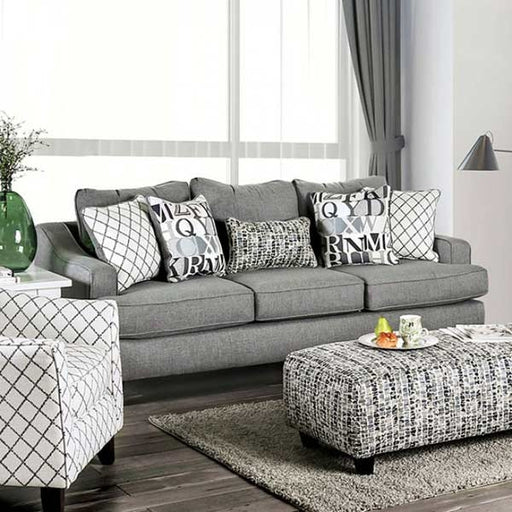 Furniture of America - Verne Sofa in Bluish Gray - SM8330-SF