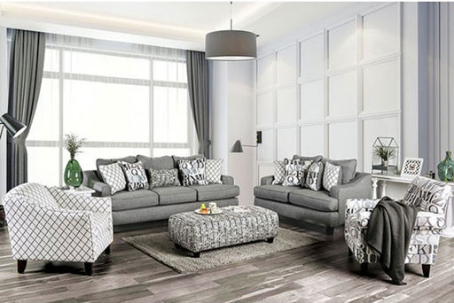 Furniture of America - Verne Sofa in Bluish Gray - SM8330-SF - Living Room Set