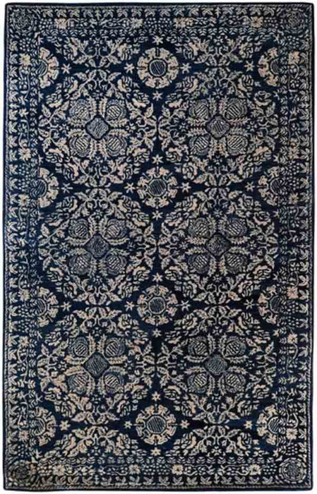 Surya Rugs - Smithsonian Blue, Grey Area Rug - SMI2112 - 3'3" x 5'3" - GreatFurnitureDeal