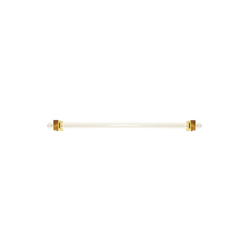Worlds Away - Smith Acrylic And Brass Minimal Towel Bar - SMITH BR - GreatFurnitureDeal