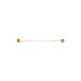 Worlds Away - Smith Acrylic And Brass Minimal Towel Bar - SMITH BR - GreatFurnitureDeal