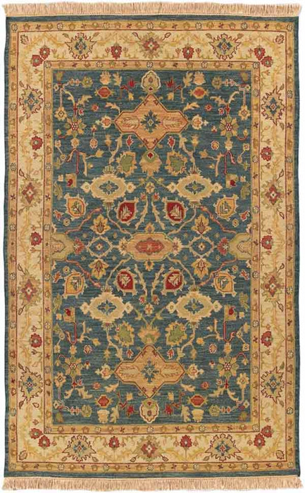 Surya Rugs - Soumek Green, Brown Area Rug - SMK51 - 9' x 12' - GreatFurnitureDeal