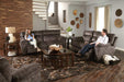 Catnapper - Sedona 2 Piece Power Headrest Reclining Sofa Set in Smoke - 62221-62229-SMOKE - GreatFurnitureDeal
