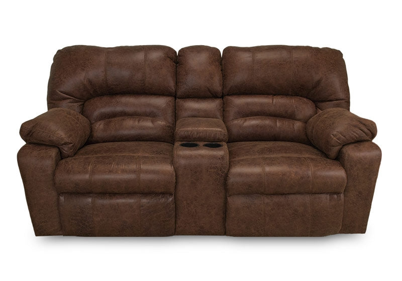 Franklin Furniture - Dakota 3 Piece Power Sectional w-Lumbar Massage, Frosty Fridge and USB in Smokey - 5963945-5963483-59699-SMOKEY - GreatFurnitureDeal