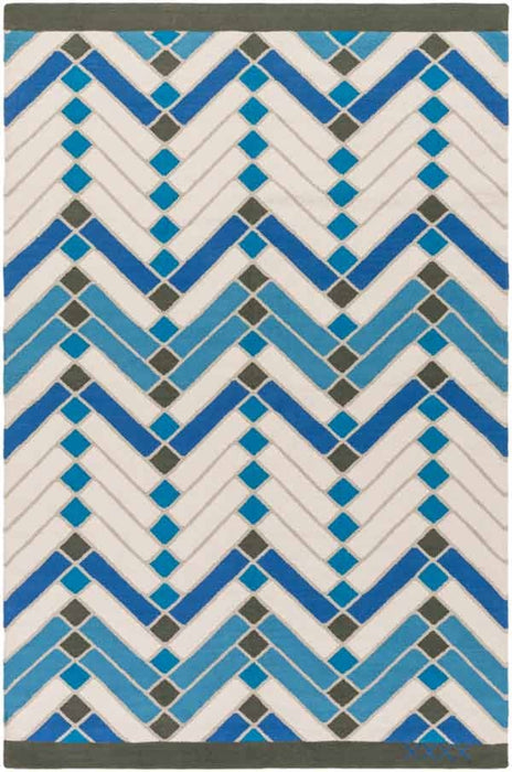 Surya Rugs - Savannah Blue, Grey Area Rug - SNH8001 - 2' x 3' - GreatFurnitureDeal