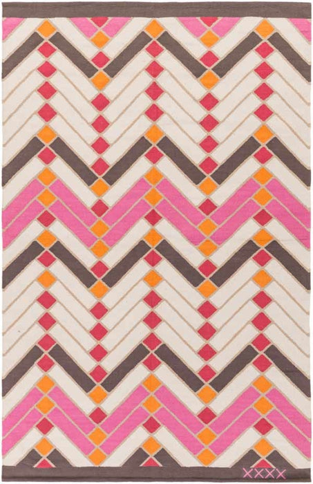 Surya Rugs - Savannah Pink, Red Area Rug - SNH8003 - 8' x 10' - GreatFurnitureDeal