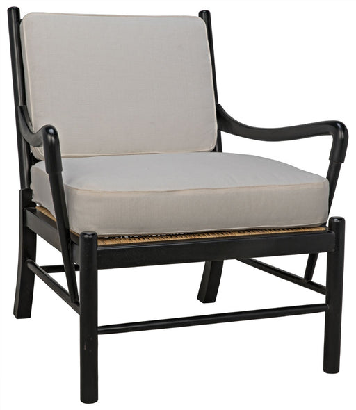 NOIR Furniture - Kevin Chair w- Rattan, HB - SOF204HB - GreatFurnitureDeal