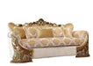European Furniture - Emporior 3 Piece Luxury Living Room Set in Golden Brown with Antique Silver - 44753-S2C - GreatFurnitureDeal