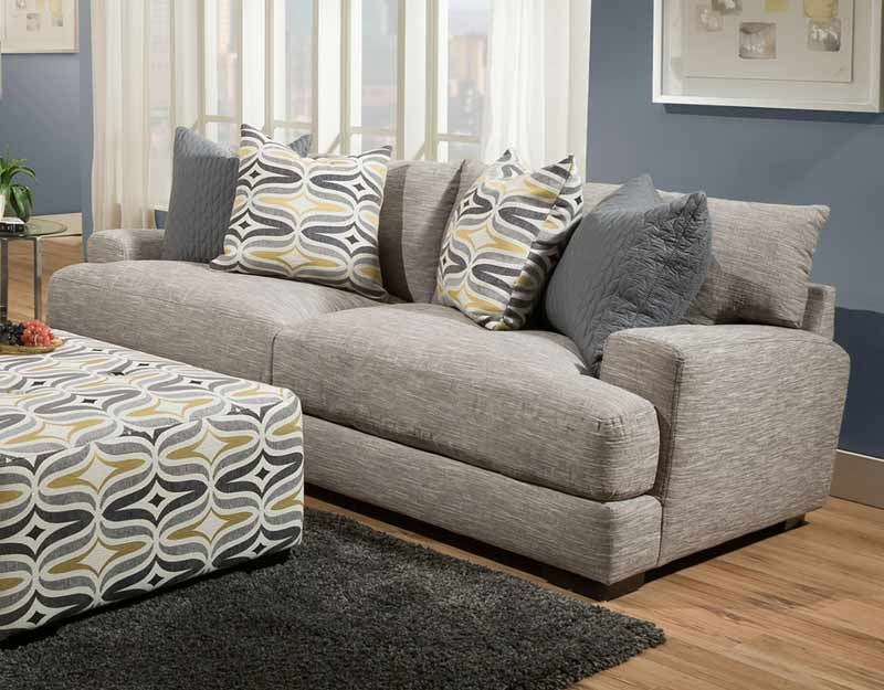 Franklin Furniture - Barton Stationary Sofa in Fog - 80840