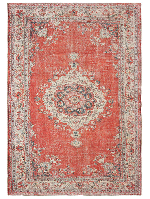 Oriental Weavers - Sofia Red/ Grey Area Rug - 85810 - GreatFurnitureDeal