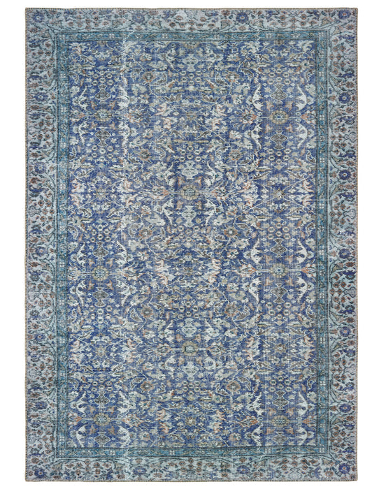 Oriental Weavers - Sofia Blue/ Blue Area Rug - 85811 - GreatFurnitureDeal