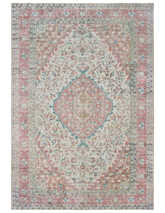 Oriental Weavers - Sofia Ivory/ Pink Area Rug - 85812 - GreatFurnitureDeal