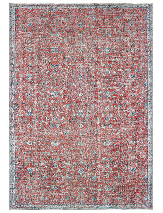 Oriental Weavers - Sofia Red/ Blue Area Rug - 85813 - GreatFurnitureDeal