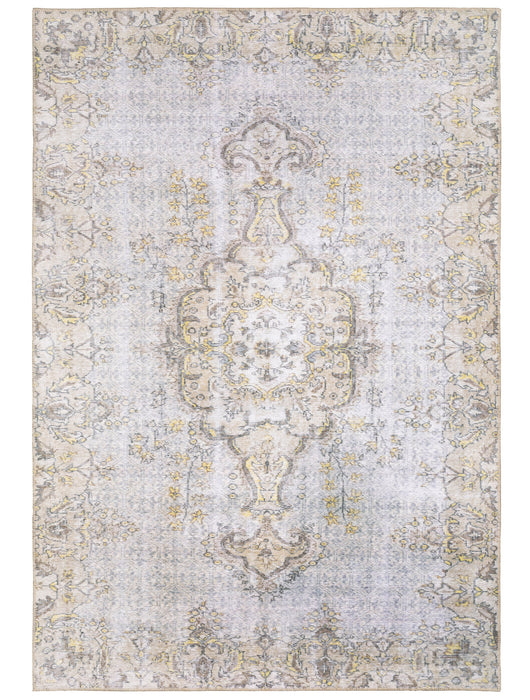 Oriental Weavers - Sofia Grey/ Gold Area Rug - 85816 - GreatFurnitureDeal