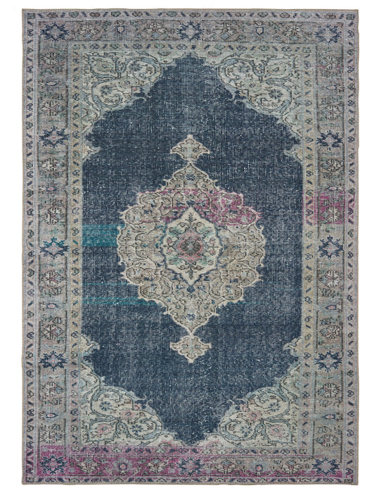 Oriental Weavers - Sofia Blue/ Grey Area Rug - 85817 - GreatFurnitureDeal