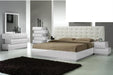 Mariano Furniture - Spain White Lacquer 3 Piece Eastern King Bedroom Set - BMSPAIN-EK-3SET
