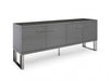 VIG Furniture - Modrest Splendor - Grey High Gloss Slatted Buffet - VGVCG20256-GRY-BUF - GreatFurnitureDeal