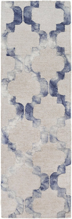 Surya Rugs - Serafina Blue, Neutral Area Rug - SRF2005 - 2'6" x 8' - GreatFurnitureDeal