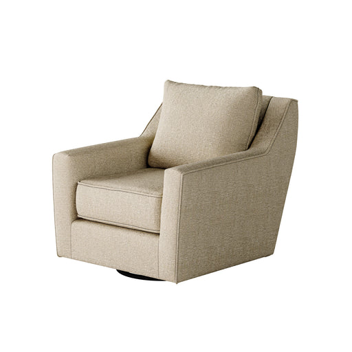 Southern Home Furnishings - Sugarshack Oatmeal Swivel Glider Chair - 67-02G-C Sugarshack Oatmeal - GreatFurnitureDeal