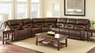 Myco Furniture - Summer Brown Sofa - SU584-BRN-S