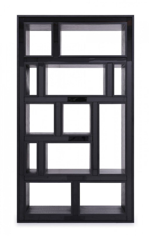 VIG Furniture - Modrest Suffolk - Contemporary Black Ash Bookcase - VGVCBF-003-7 - GreatFurnitureDeal