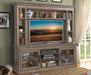 Parker House - Sundance - Sandstone 92 in. Console With Hutch and Backpanel - SUN#92-4-SS - GreatFurnitureDeal