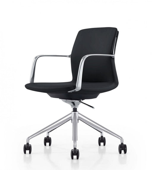 VIG Furniture - Modrest Sundar Modern White Mid Back Conference Office Chair - VGFUFK004-B11-BLK-OC - GreatFurnitureDeal