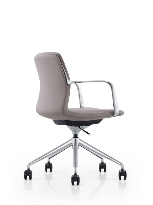 VIG Furniture - Modrest Sundar Modern Black Mid Back Conference Office Chair - VGFUFK004-B11-GRY-OC - GreatFurnitureDeal