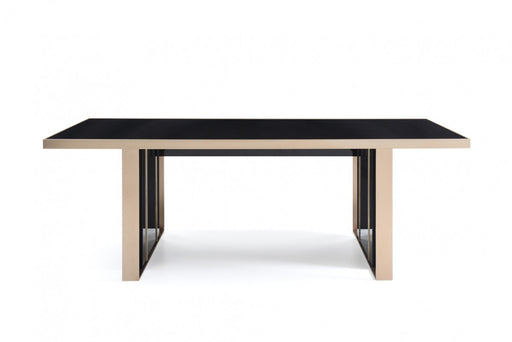 VIG Furniture - Nova Domus Cartier Modern Black & Rosegold Dining Table - VGVCT-A002 - GreatFurnitureDeal