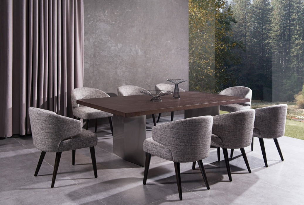 Vig Furniture - Modrest Carlton Modern Grey Fabric Dining Chair - VGWCC115-GRY - GreatFurnitureDeal