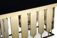 VIG Furniture - Modrest Griffith Modern Black Glass & Gold Dining Table - VGVCT1866-BLK - GreatFurnitureDeal