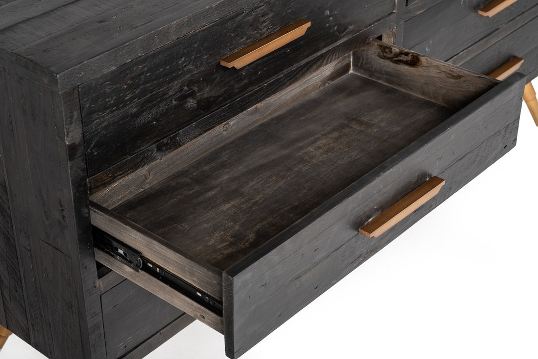 VIG Furniture - Modrest Tabitha Modern Dark Brown Recycled Pine Dresser - VGWH180430401