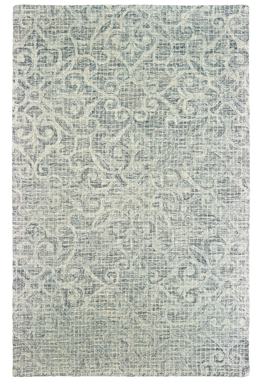 Oriental Weavers - Tallavera Grey/ Ivory Area Rug - 55602 - GreatFurnitureDeal