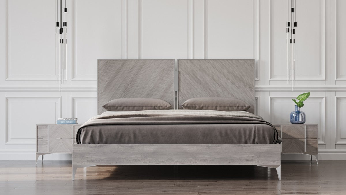 VIG Furniture - Nova Domus Alexa Italian Modern Grey Bedroom Set - VGACALEXA-SET - GreatFurnitureDeal