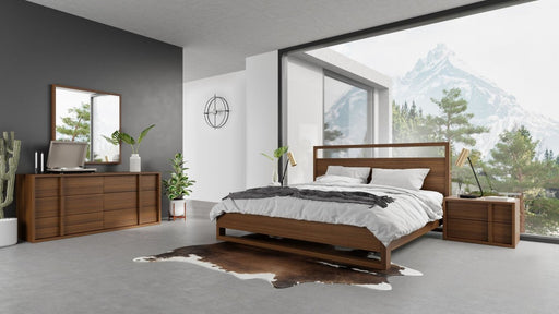 VIG Furniture - Nova Domus Berlin - Modern Walnut Bedroom Set - VGMABR-92-SET - GreatFurnitureDeal