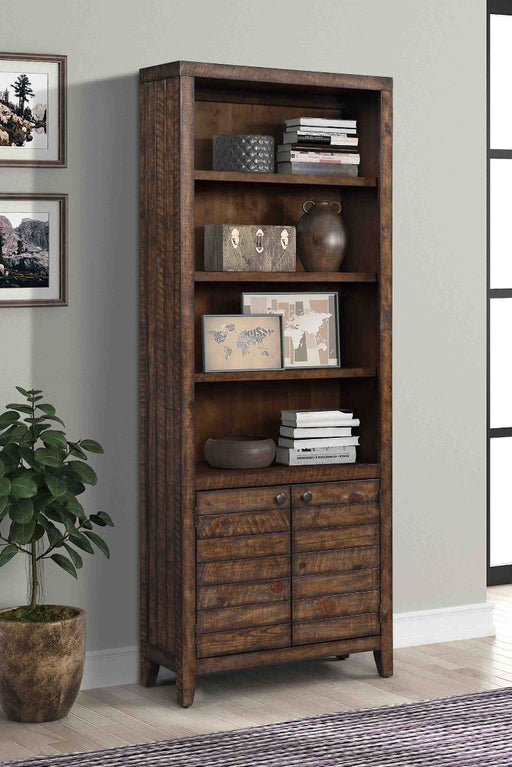 Parker House - Tempe 32 in. Open Top Bookcase in Tobacco - TEM#330-TOB - GreatFurnitureDeal