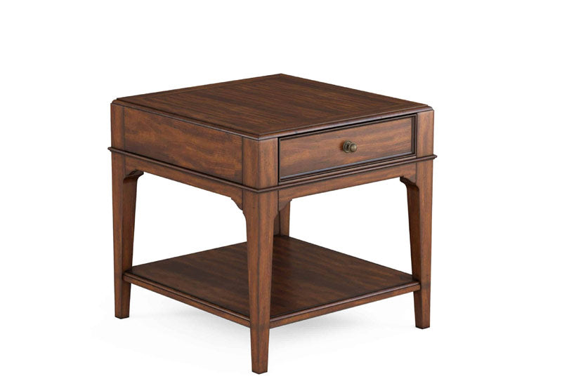 ART Furniture - Newel End Table in Vintage Cherry - 294303-1406 - GreatFurnitureDeal