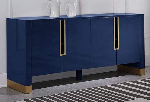 Mariano Furniture - Sideboard in Navy High Gloss - BM-T1944NS - GreatFurnitureDeal