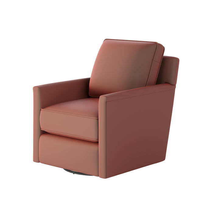 Southern Home Furnishings - Geordie Clay Swivel Glider Chair - 21-02G-C Geordie Clay