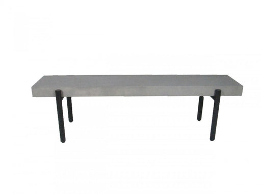 VIG Furniture - Modrest Timlin Modern Concrete & Metal Bench - VGGRTIMLIN-GRY-BENCH - GreatFurnitureDeal