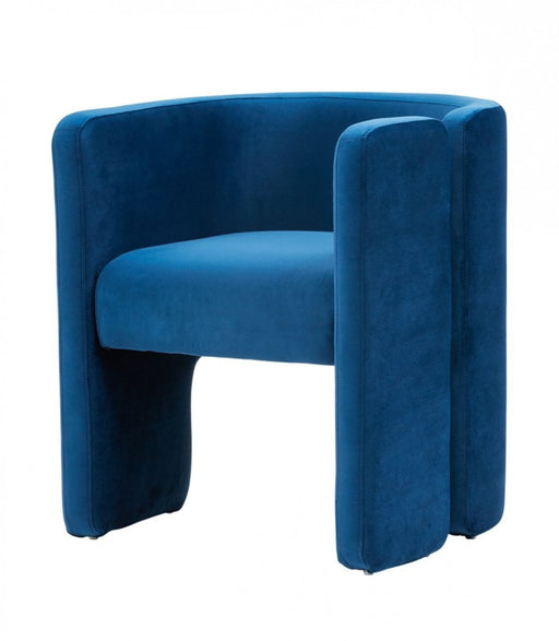 VIG Furniture - Modrest Tirta Modern Blue Accent Chair - VGRHAC-234-L-BLUE-CH - GreatFurnitureDeal