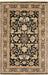 Surya Rugs - Taj Mahal Black, Yellow Area Rug - TJ44 - 3'6" x 5'6" - GreatFurnitureDeal