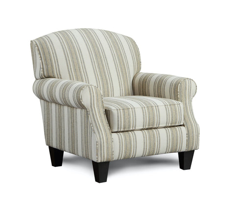 Southern Home Furnishings - Bates Charcoal Accent Chair in Beige - 532 Birmingham Steriling - GreatFurnitureDeal