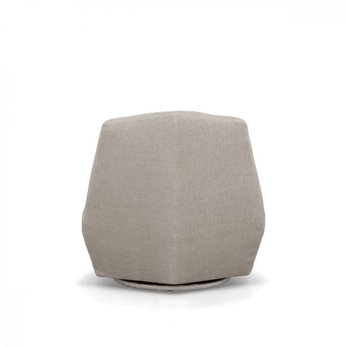 VIG Furniture - Divani Casa Tomlin Contemporary Grey Woven Fabric Accent Chair - VGODZW-20092-GRY-CH
