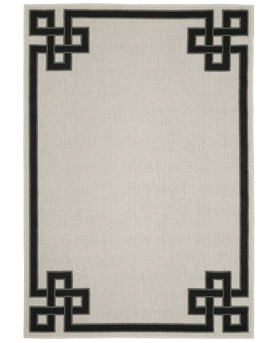 Oriental Weavers - Torrey Beige/ Black Area Rug - 1530I - GreatFurnitureDeal
