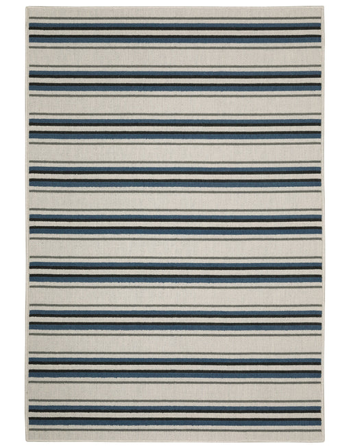 Oriental Weavers - Torrey Beige/ Blue Area Rug - 5571Y - GreatFurnitureDeal